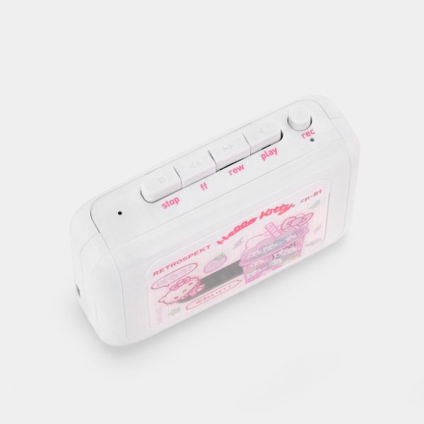 Hello Kitty Strawberry Kawaii CP-81 Portable Cassette Player Online Sale - Image 4