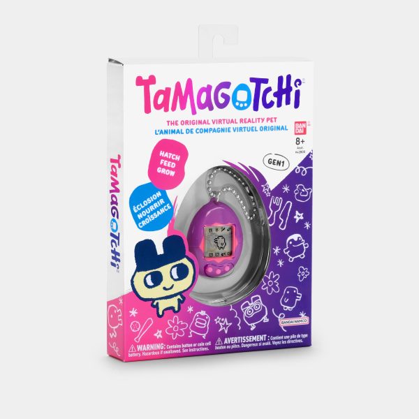 Original Tamagotchi (Gen. 1) Purple with Pink Virtual Pet Online - Image 2
