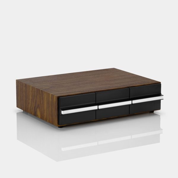 Dark Wood Cassette Tape Storage Drawers Online