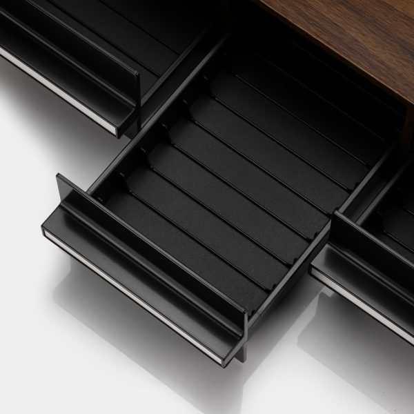 Dark Wood Cassette Tape Storage Drawers Online - Image 5