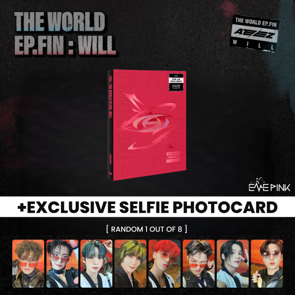 (KOREA VER.) ATEEZ (에이티즈) ALBUM - [THE WORLD EP.FIN : WILL] (+EXCLUSIVE SELFIE PHOTOCARD) Sale - Image 4