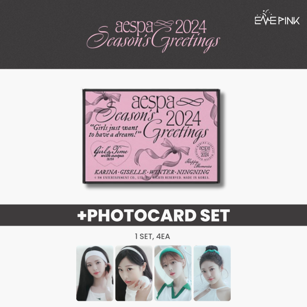 AESPA (에스파) - 2024 SEASON’S GREETINGS (+PHOTOCARD SET) Sale