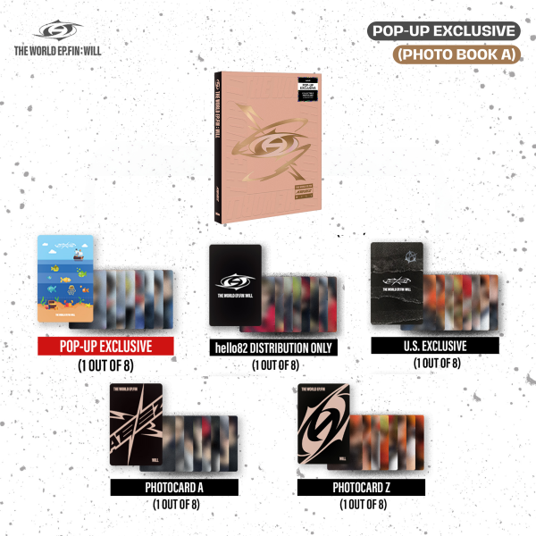 (U.S. VER.) ATEEZ ALBUM - [THE WORLD EP.FIN : WILL] (PHOTOBOOK VER. + POP-UP EXCLUSIVE PHOTOCARD) Cheap - Image 2