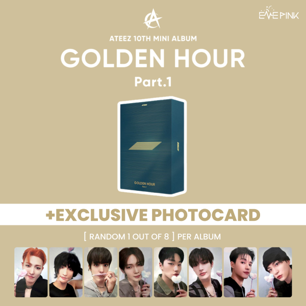 (KOREA VER.) ATEEZ (에이티즈) 10TH MINI ALBUM - [GOLDEN HOUR : PART.1] (+EXCLUSIVE PHOTOCARD) For Cheap - Image 2