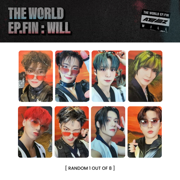 (KOREA VER.) ATEEZ (에이티즈) ALBUM - [THE WORLD EP.FIN : WILL] (+EXCLUSIVE SELFIE PHOTOCARD) Sale - Image 2