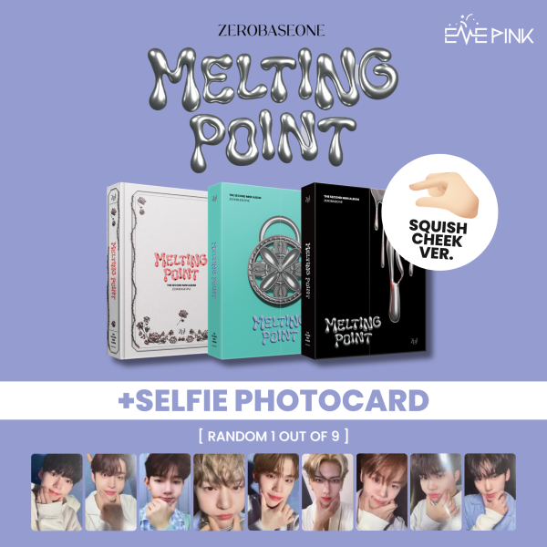 ZEROBASEONE (제로베이스원) 2ND MINI ALBUM - [MELTING POINT] (+SELFIE PHOTOCARD - SQUISH CHEEK VER.) Online