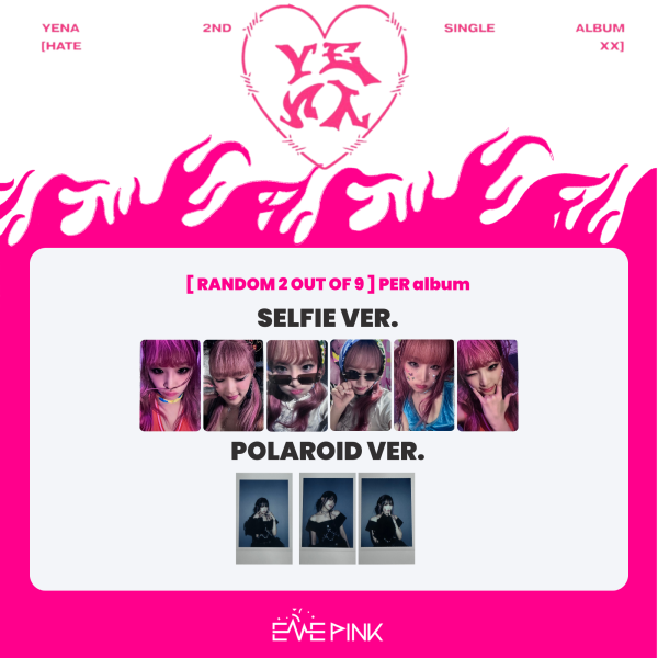 YENA (최예나) 2ND SINGLE ALBUM - [HATE XX] (+ EXCLUSIVE PHOTOCARDS) For Cheap - Image 2
